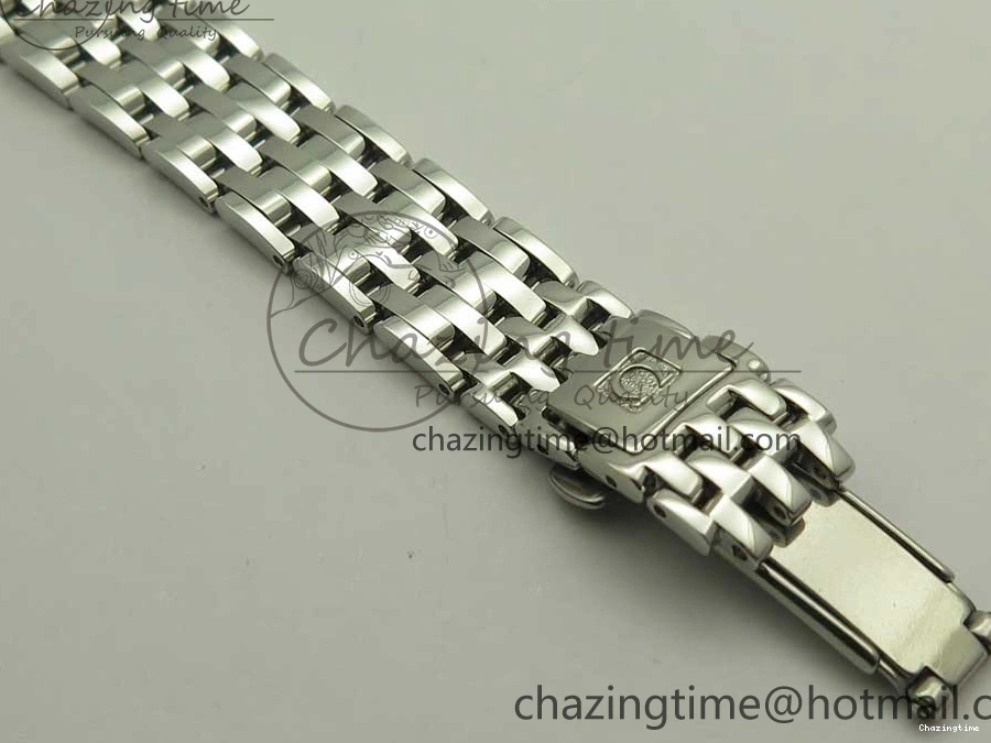 0105 TopPick De Ville Prestige Ladies 32.7mm SS MKF 1:1 Best Edition Blue Dial Diamonds Markers on SS Bracelet MIYOTA 7972